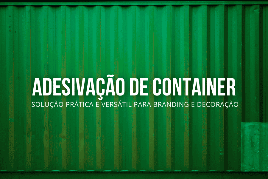 Adesivação de Container