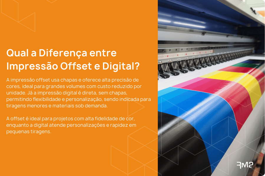 Qual a Diferença entre Impressão Offset e Digital