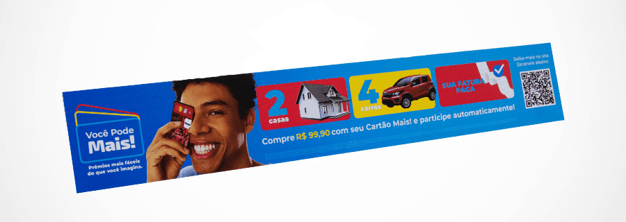 Régua de gôndola Personalizada