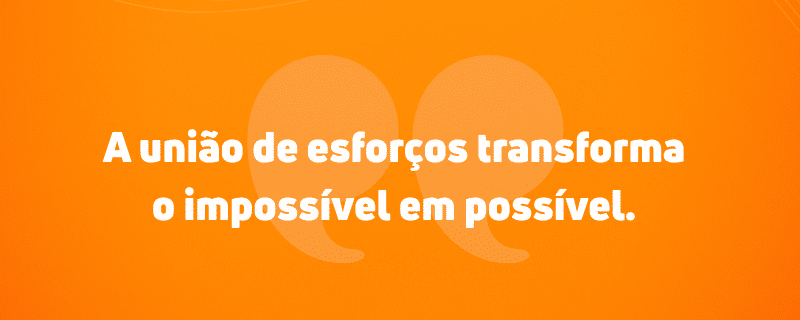 Frases motivacionais para equipes união