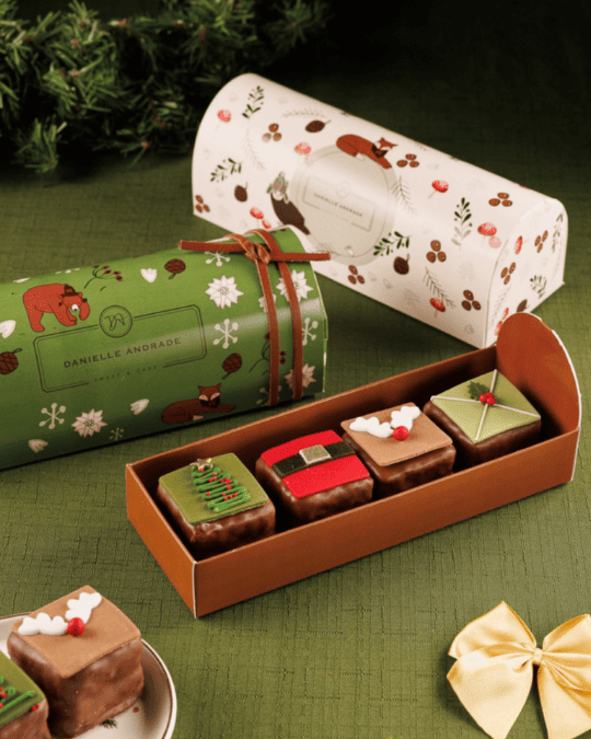 Embalagens de natal para confeitaria Brigadeiro
