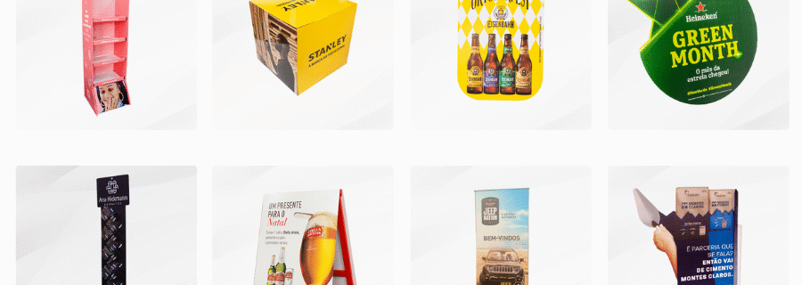 Materiais Promocionais para o ponto de venda