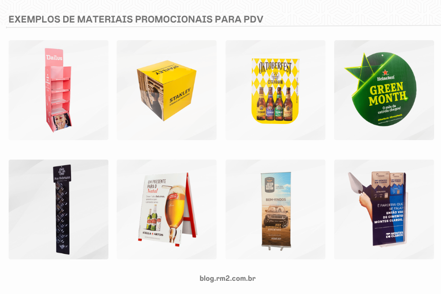 Materiais Promocionais para o ponto de venda