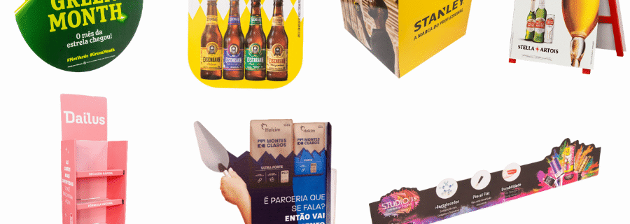 Materiais Promocionais para o ponto de venda