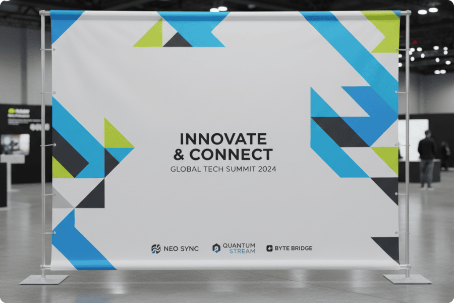 Backdrop para eventos: guia de tamanhos e materiais