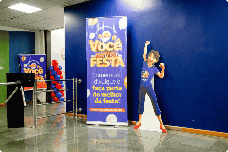 Banner Gigantografia Assaí