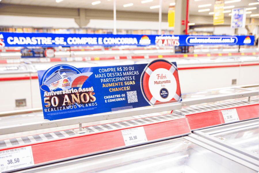 Display de Geladeira