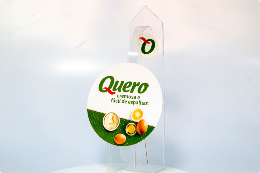 Wobbler Promocional Kraft Heinz Quero
