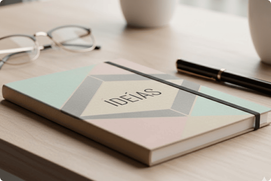 10 ideias de cadernetas Kraft personalizadas