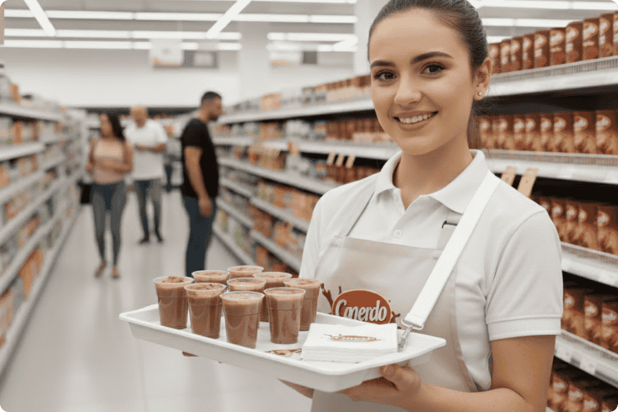 Bandeja de Degustação para atrair Clientes