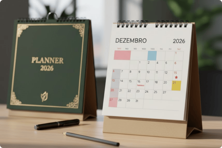 Dicas de design para calendários de 2026