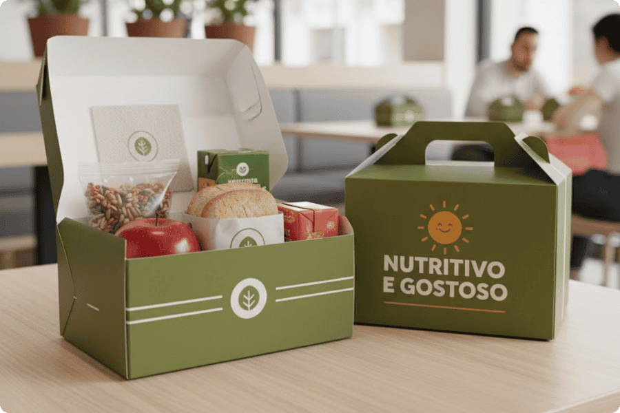 Embalagem Kit Lanche: Praticidade e Segurança