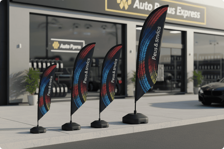 Qual o tamanho ideal para um Wind Banner?