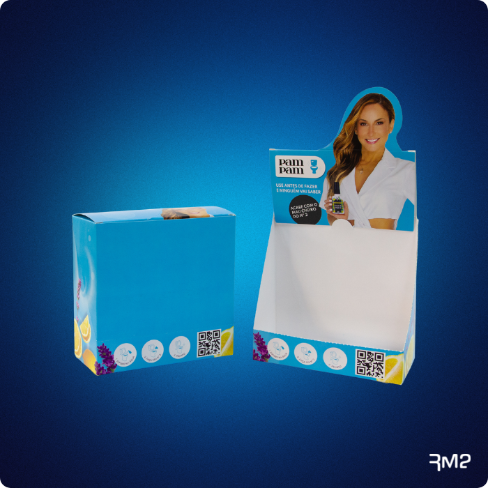 Caixa display personalizada