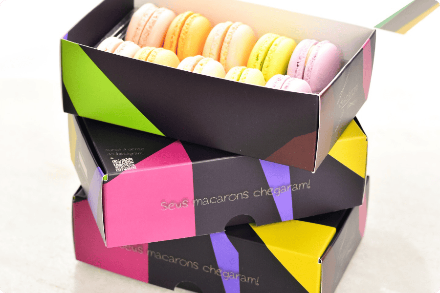 Embalagem Bake Sale Macarons