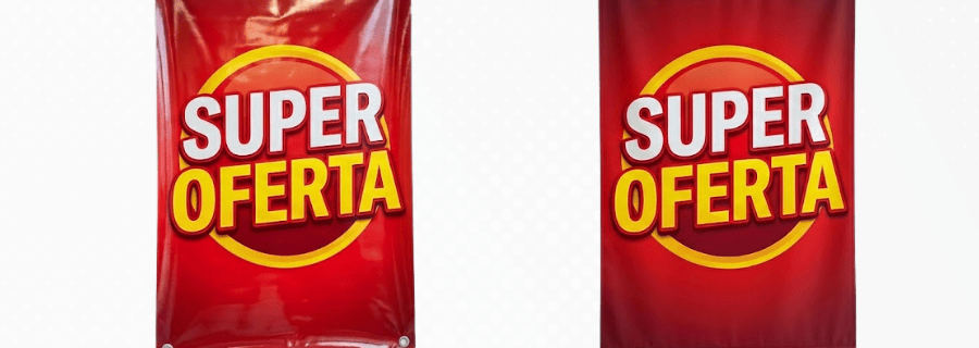 Banner em lona ou tecido: qual escolher para sua loja?
