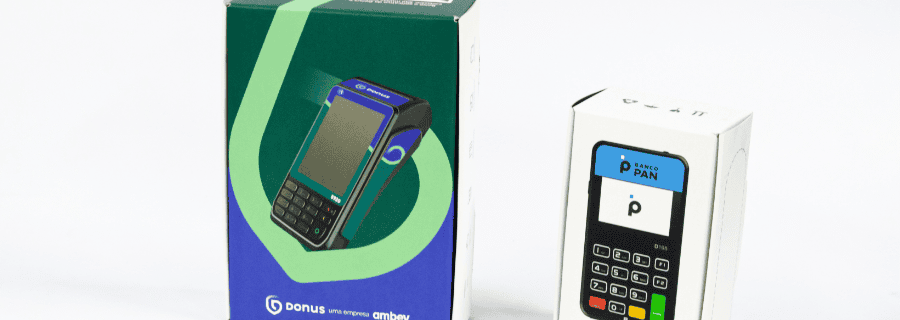 Caixa para Máquina de Cartão