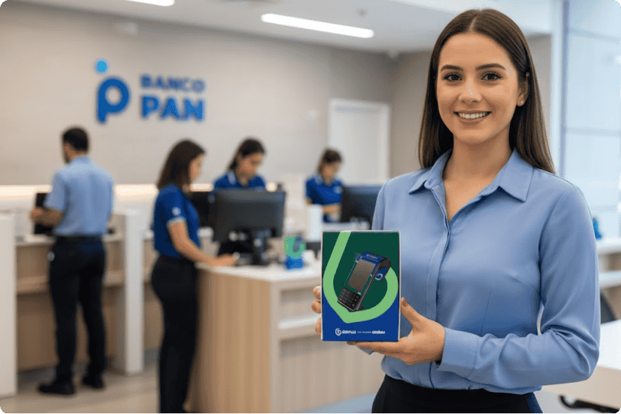 Caixa para Máquina de Cartão