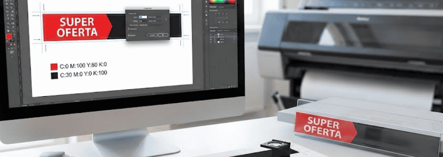 Como Preparar seu Arquivo para a Impressão de Réguas de Gôndola (Guia de CMYK, Sangria e Resolução)