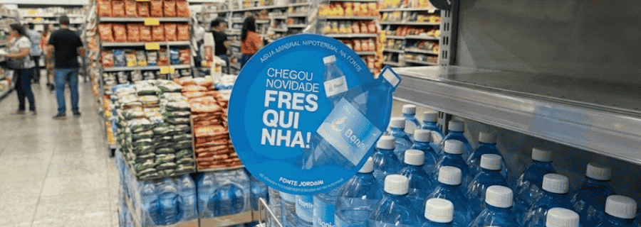 Wobbler Promocional para Fonte Jordani