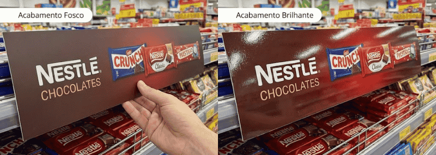 Acabamentos para Régua de Gôndola