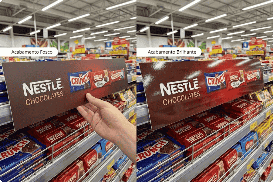 Acabamentos para Régua de Gôndola