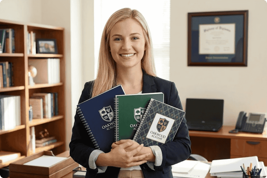 Cadernos para Escolas e Cursos: Personalização que valoriza a mensalidade