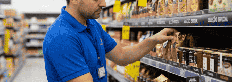 Como arrumar suas prateleiras (gôndulas) com pouca mercadoria