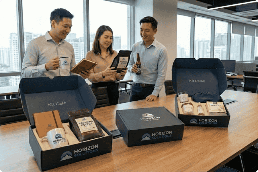 Como montar Kits Corporativos temáticos?