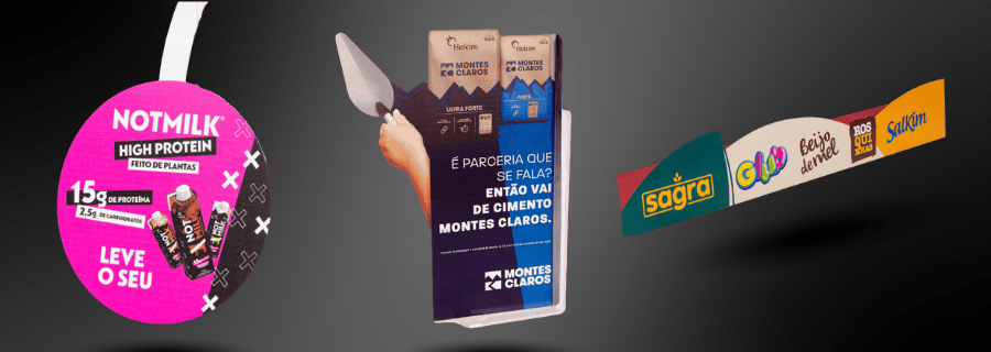 Diferença entre régua de gôndola, wobbler e stopper?