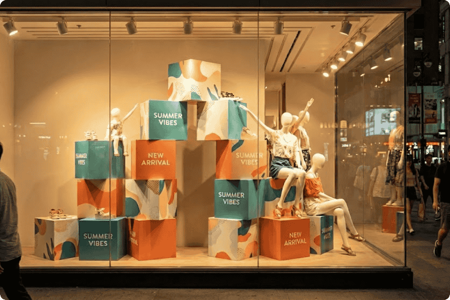 Vitrinismo Criativo: Montando cenários com Cubos Promocionais empilháveis