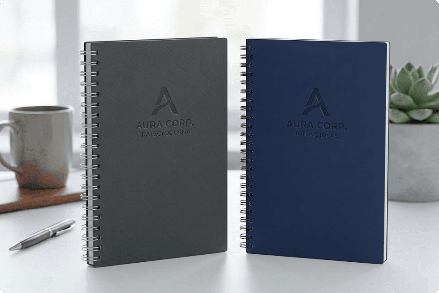 Wire-o ou Espiral? Qual a melhor encadernação para seu Caderno Corporativo?