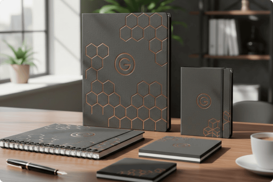 Enobrecimento de Capa: Verniz e relevo para valorizar seu Catálogo