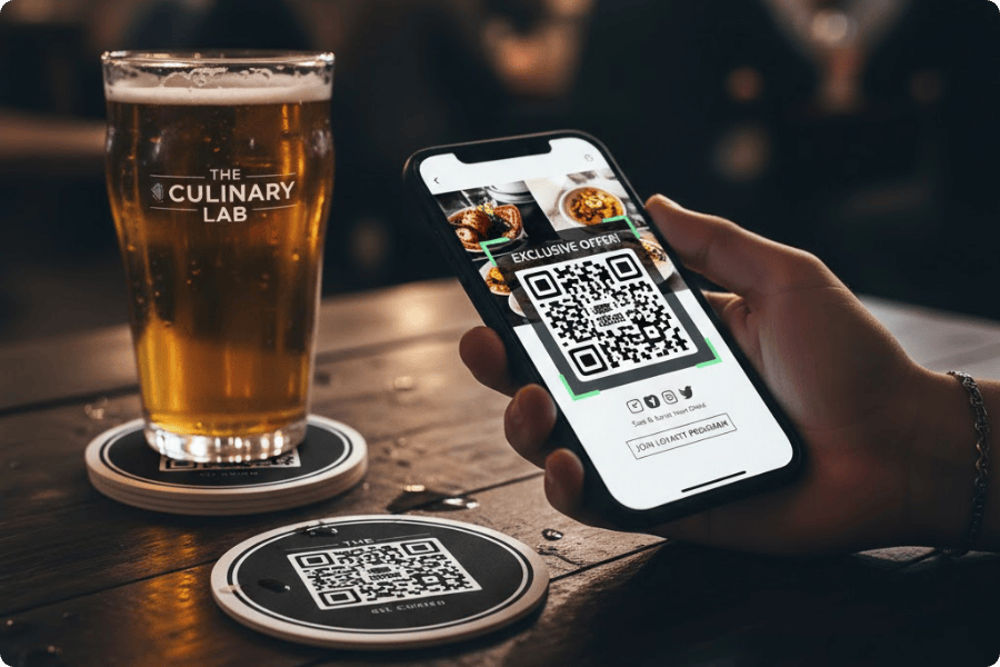 Marketing de Guerrilha em Bares: Bolachas de Chopp e QR Code