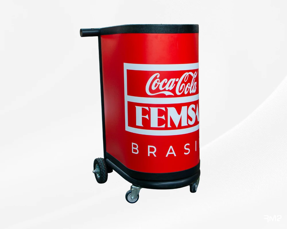 Carrinho Promocional Coca-Cola FEMSA