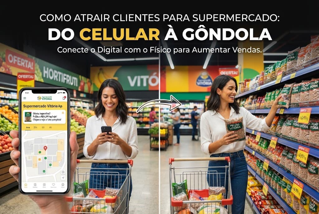 Como Atrair Clientes para Supermercado: do Celular à Gôndola